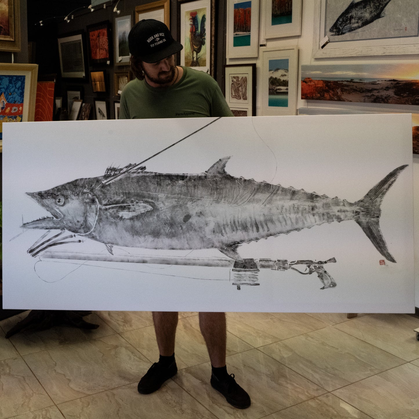 LIMITED EDITION - Speared Spanish Mackerel